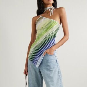 Missoni Multicolor Striped Asymmetrical Top